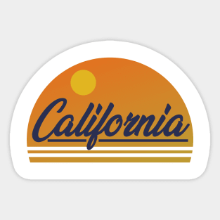 California Sunset Sticker